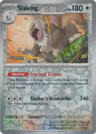 Paldea Evolved Slaking #162/193 reverse holo